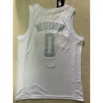 NBA 0 Westbrook 2020 Rockts MVP Maillot blanc